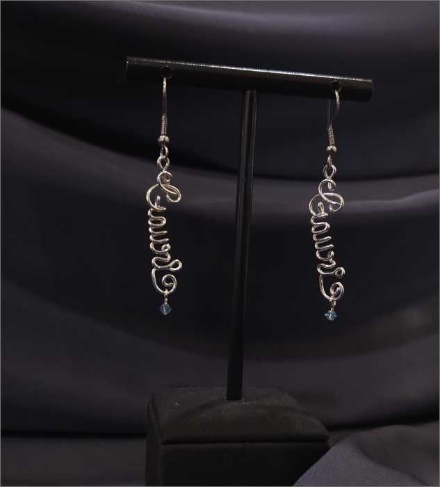 Name Engraved Earrings